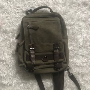 Vintage army green bag